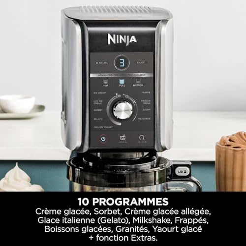 Sorbetière Ninja CREAMi Deluxe 3 Bacs