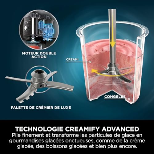 Sorbetière Ninja CREAMi Deluxe 3 Bacs