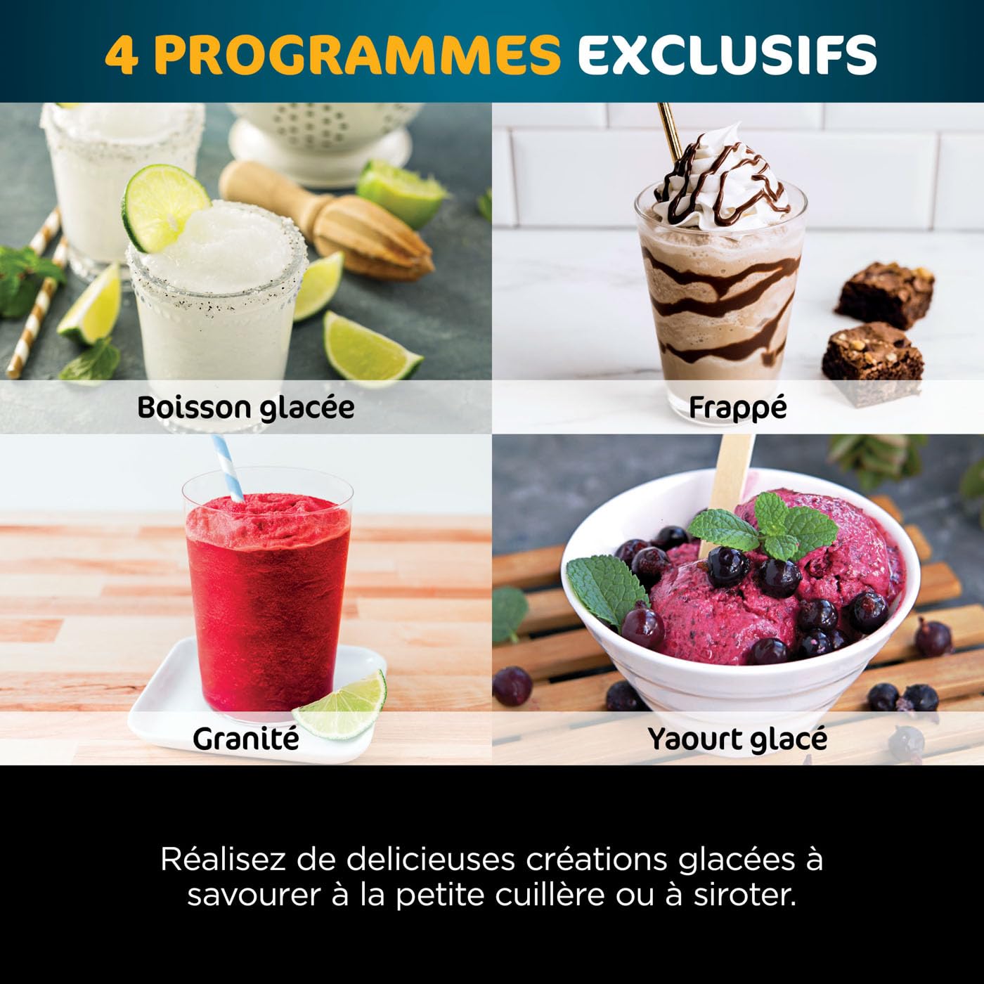 Sorbetière Ninja CREAMi Deluxe 3 Bacs